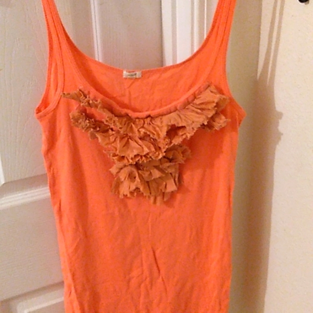 J.crew spaghetti strap silk,cotton top